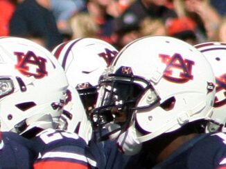 Auburn football helmets