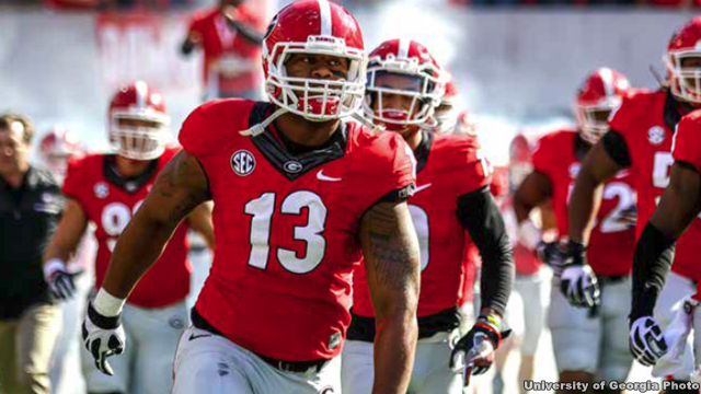 Georgia football players