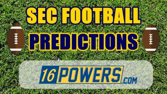 SEC Football Predictions
